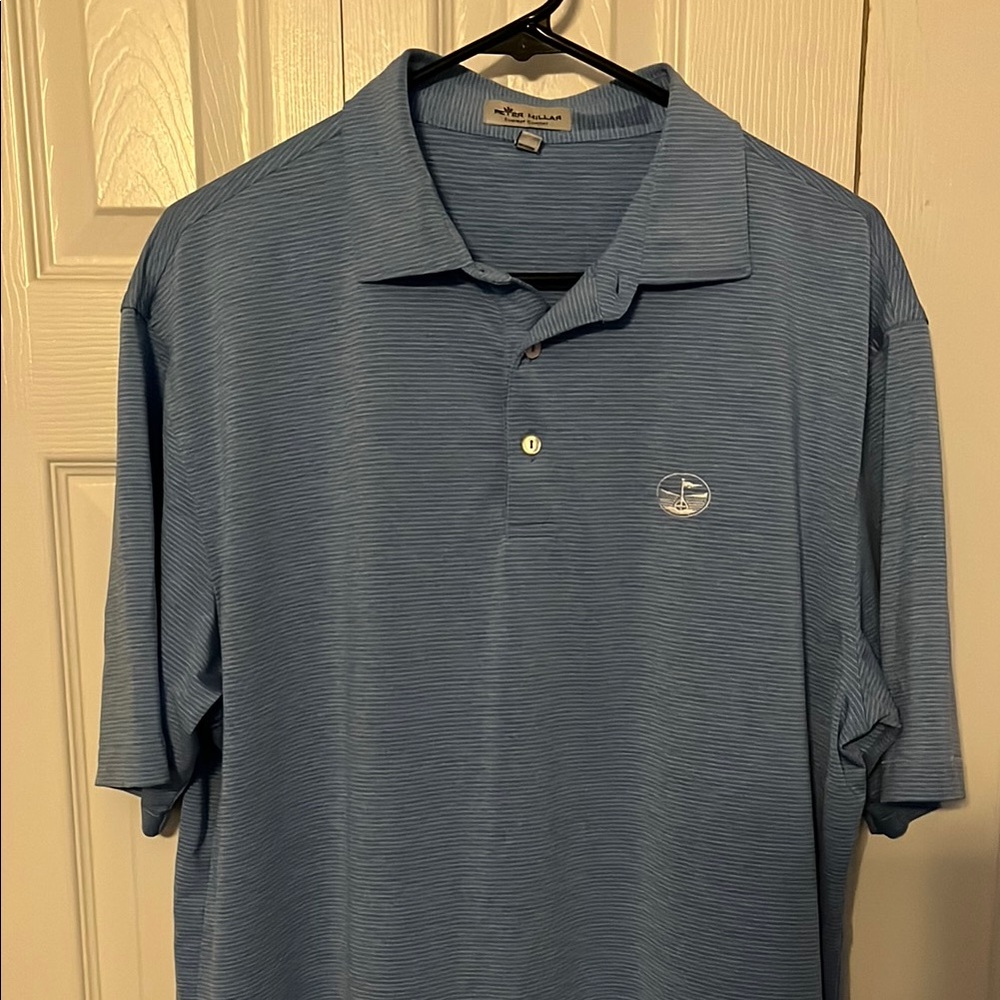 Peter Millar Blue Polo Shirt